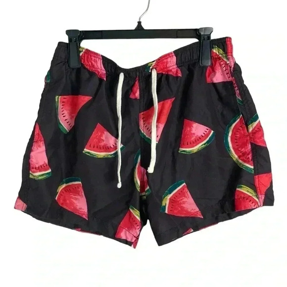 H&M watermelon slices men’s swim‎ trunks size medium - Picture 1 of 9